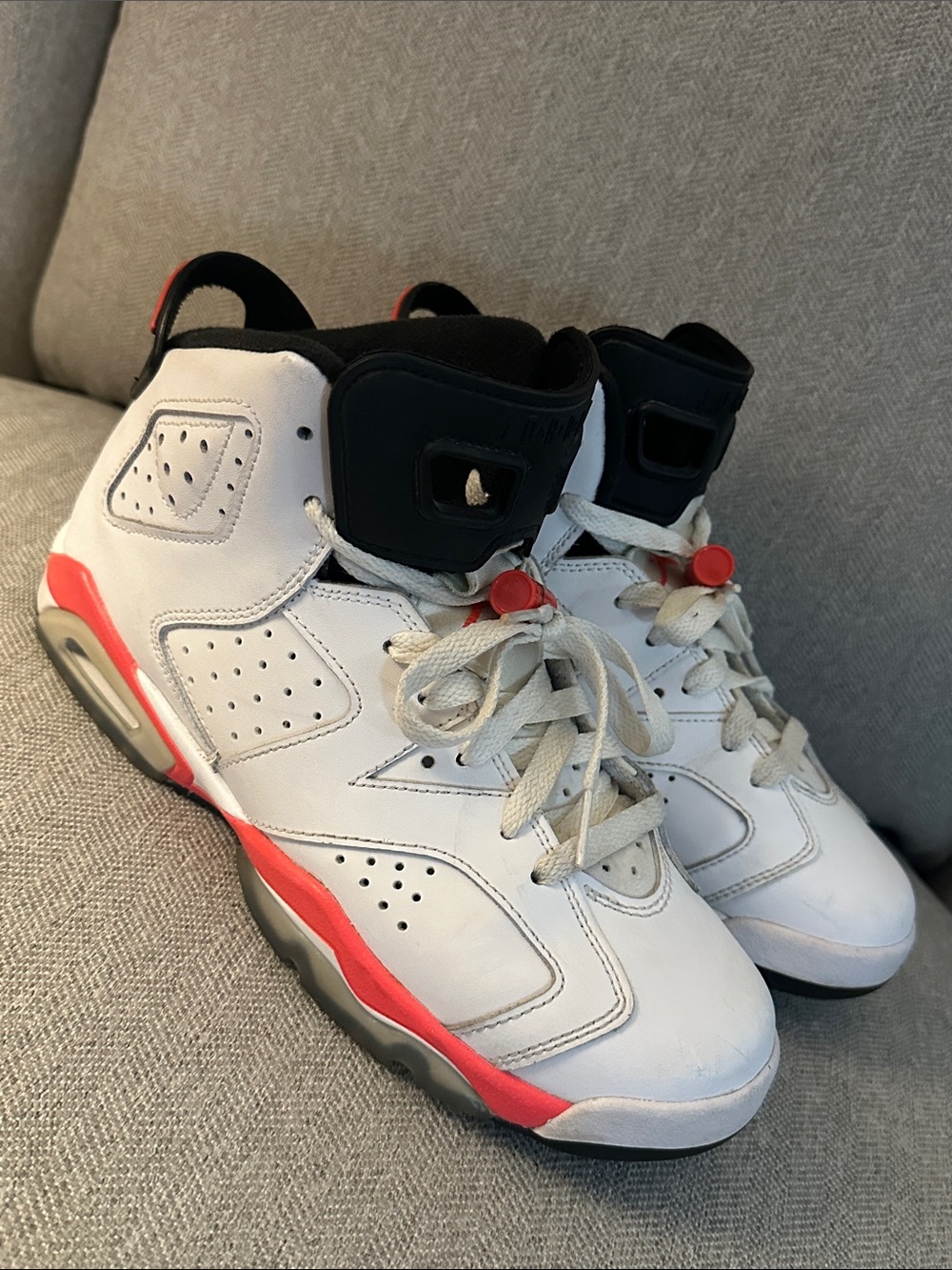 Nike Air Jordan 6 Retro White Infrared - Picture 1 of 6